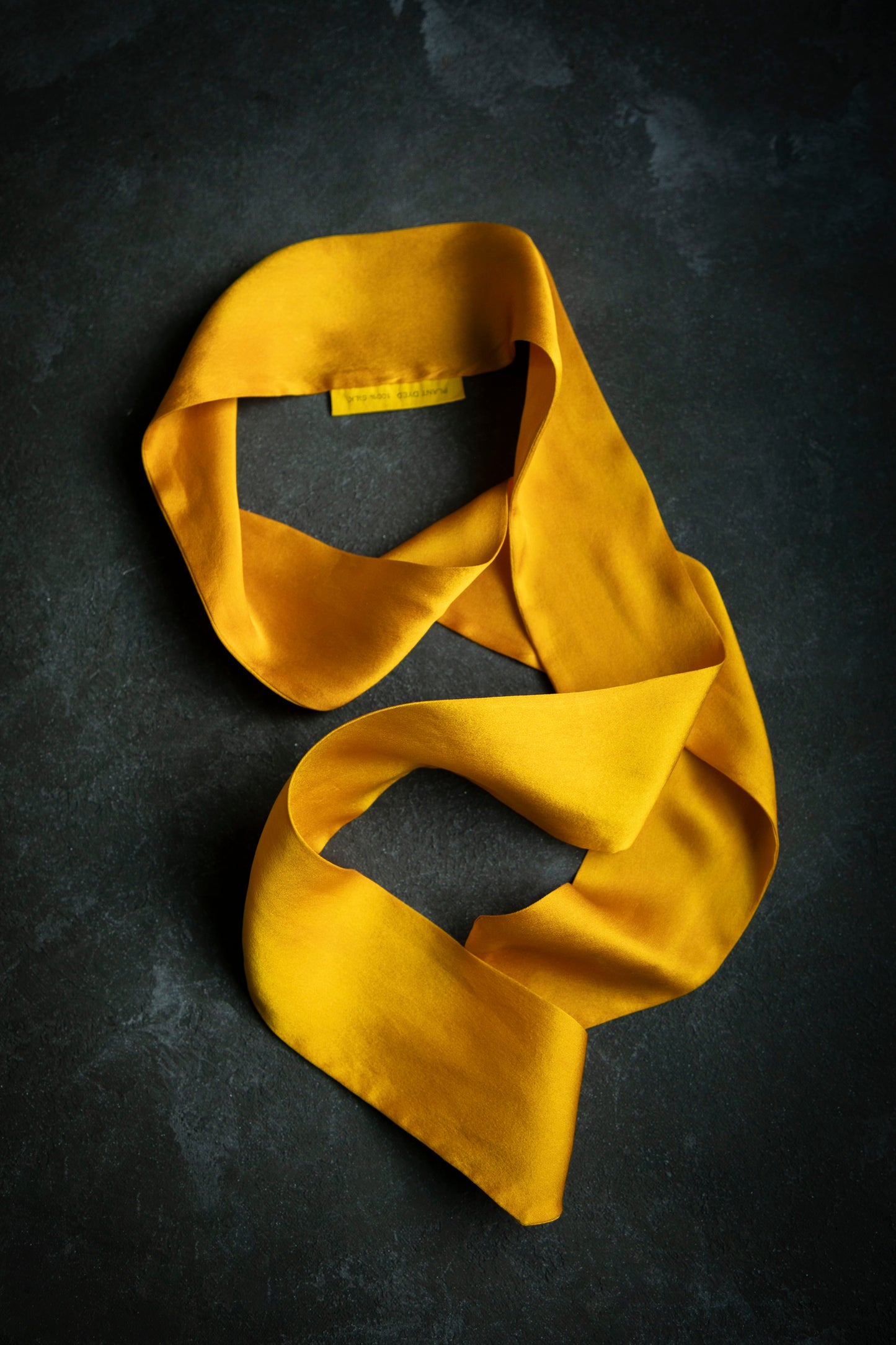 Plant Dyed Silk Twilly / Marigold
