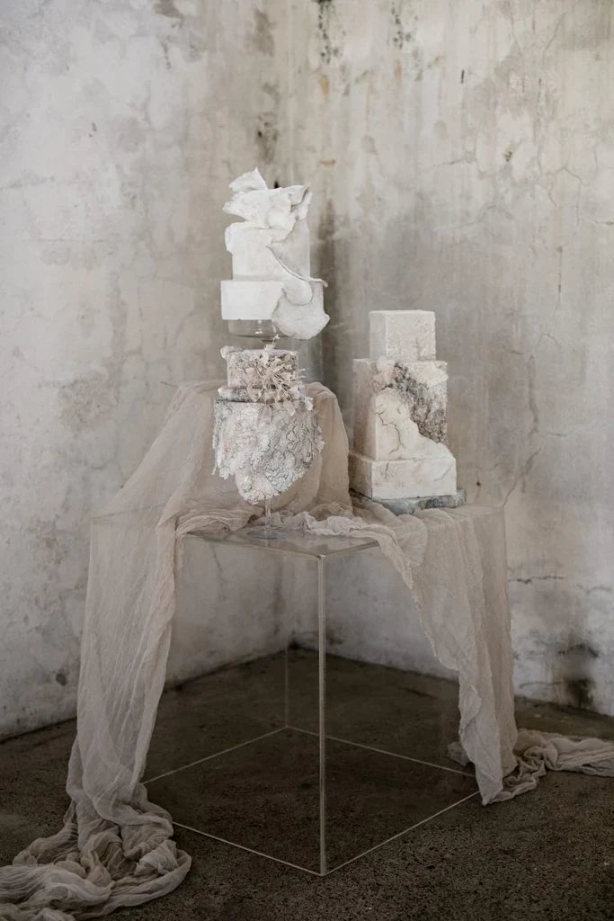 Pearl/Dove {Sheer Silk Runner}