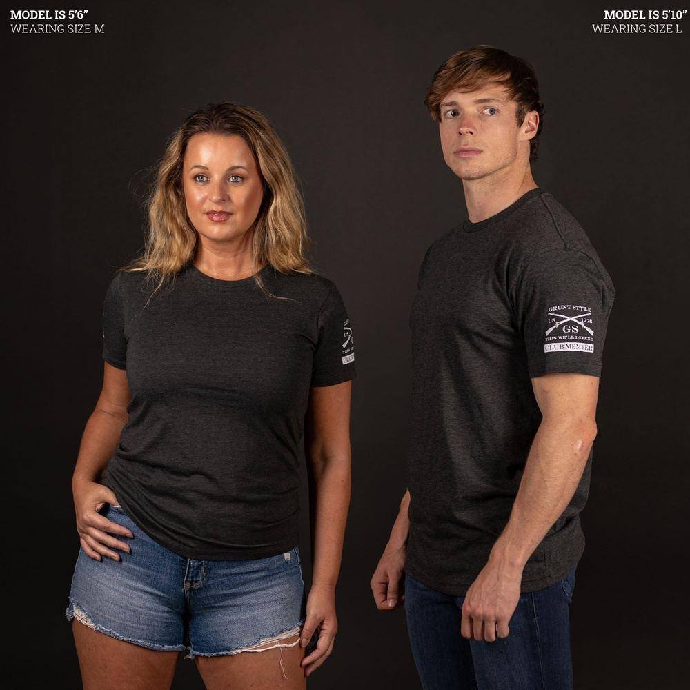 Club Member - Men's Basic T-Shirt - Black Heather