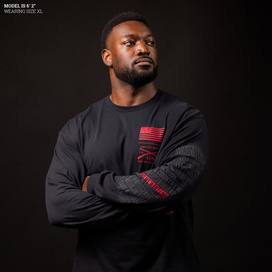 Ethos Repeat Long Sleeve - Black