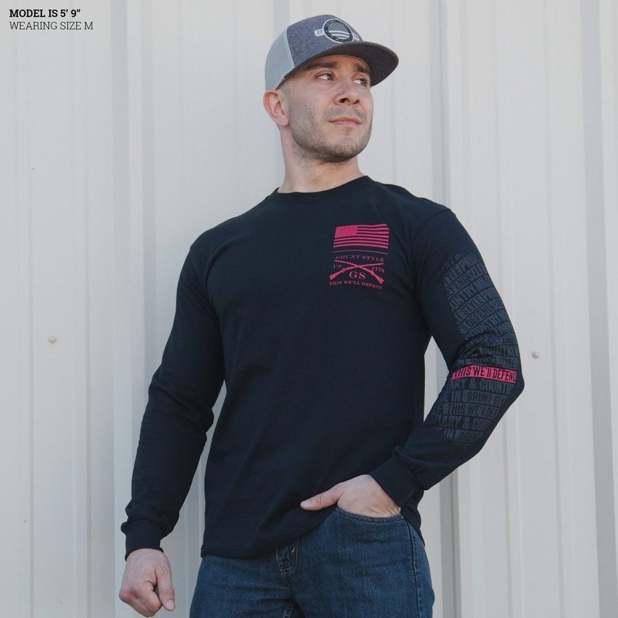 Ethos Repeat Long Sleeve - Black