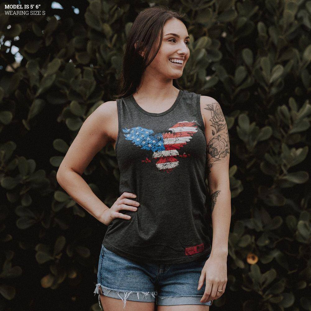 Women's Freagle Everyday Tank - Dark Heather Gray