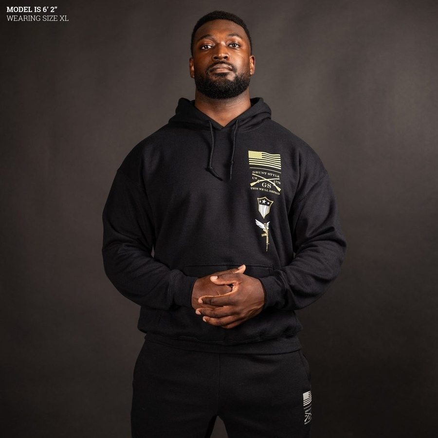 Soldier Saint Hoodie - Black