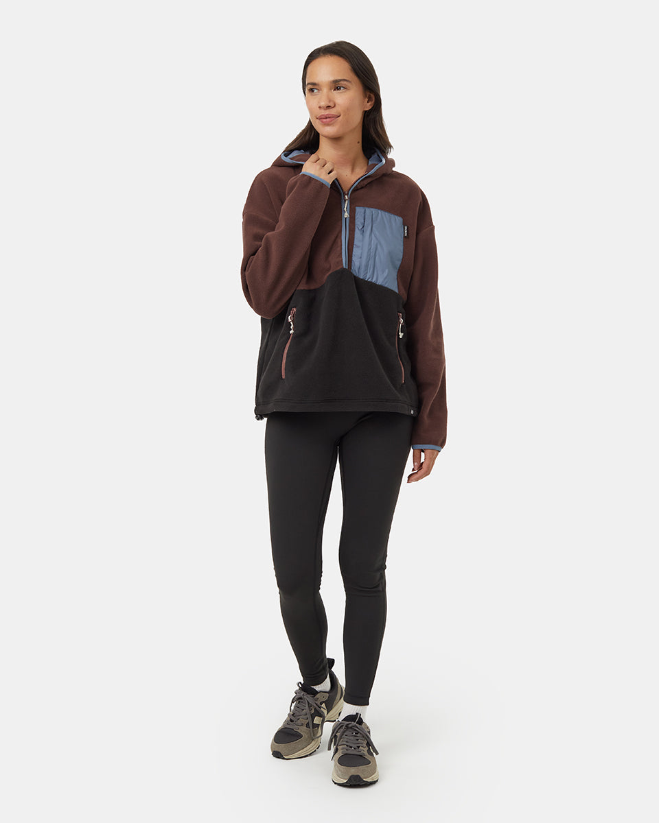 Recycled MicroFleece Contrast 1/4 Zip