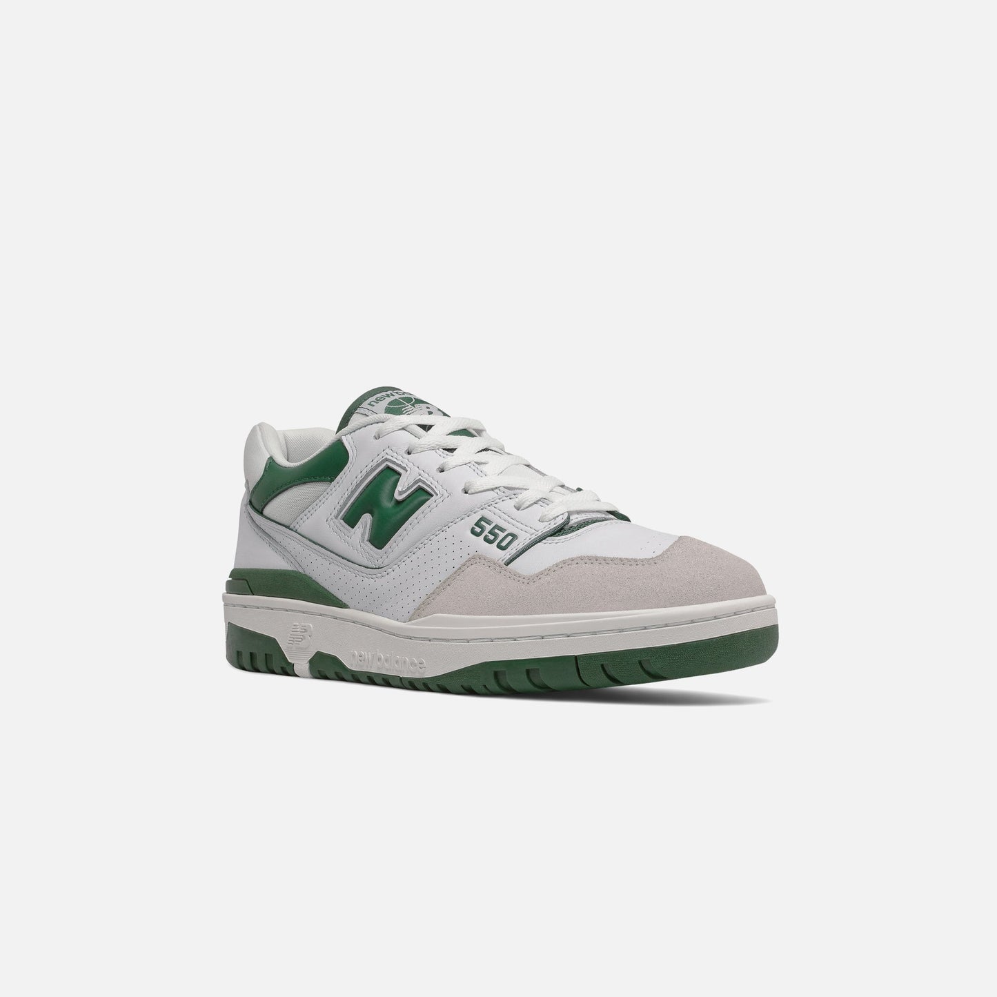 New Balance 550 - White / Team Forest Green