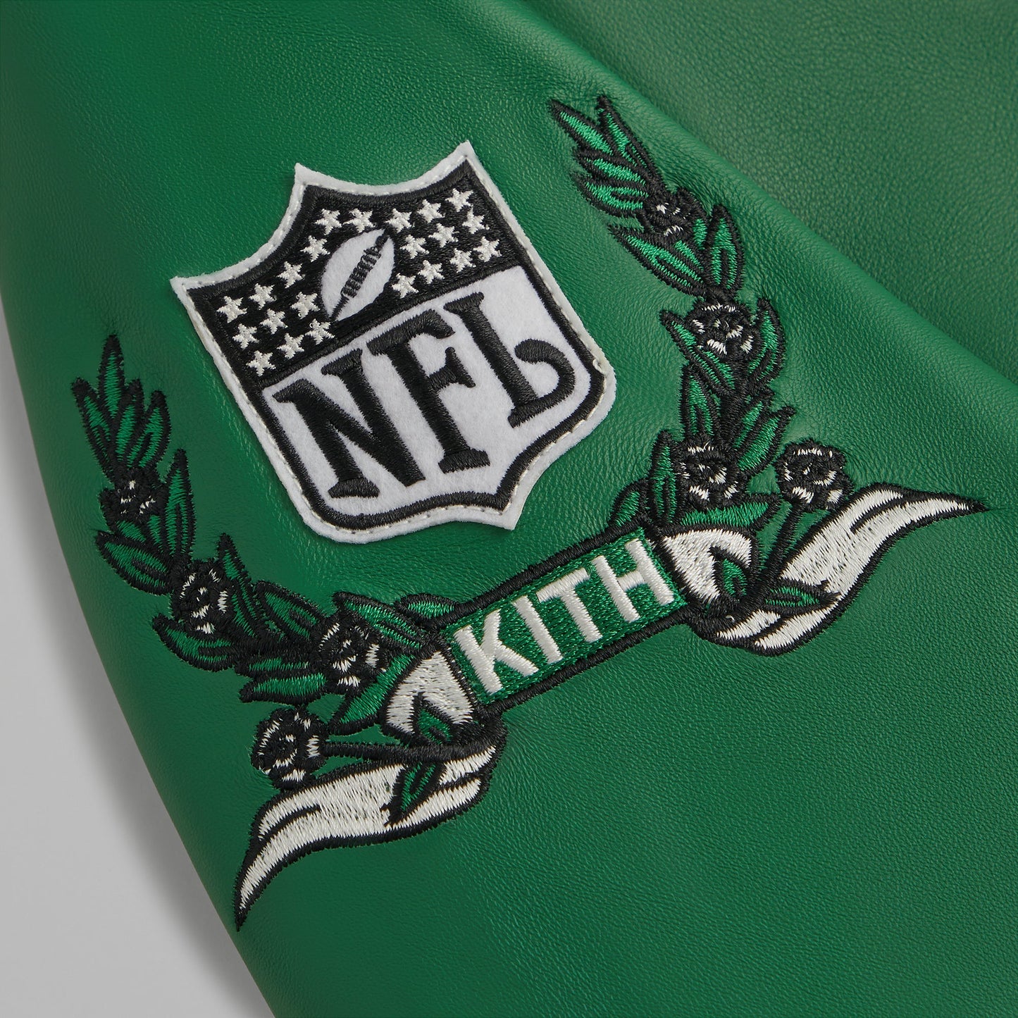 Kith & Jeff Hamilton for the NFL: Eagles Leather Varsity Jacket