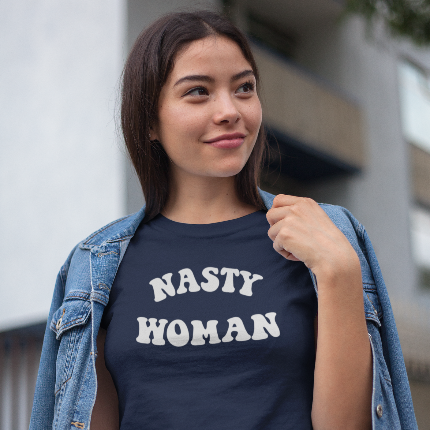 Nasty Woman Fitted Tee