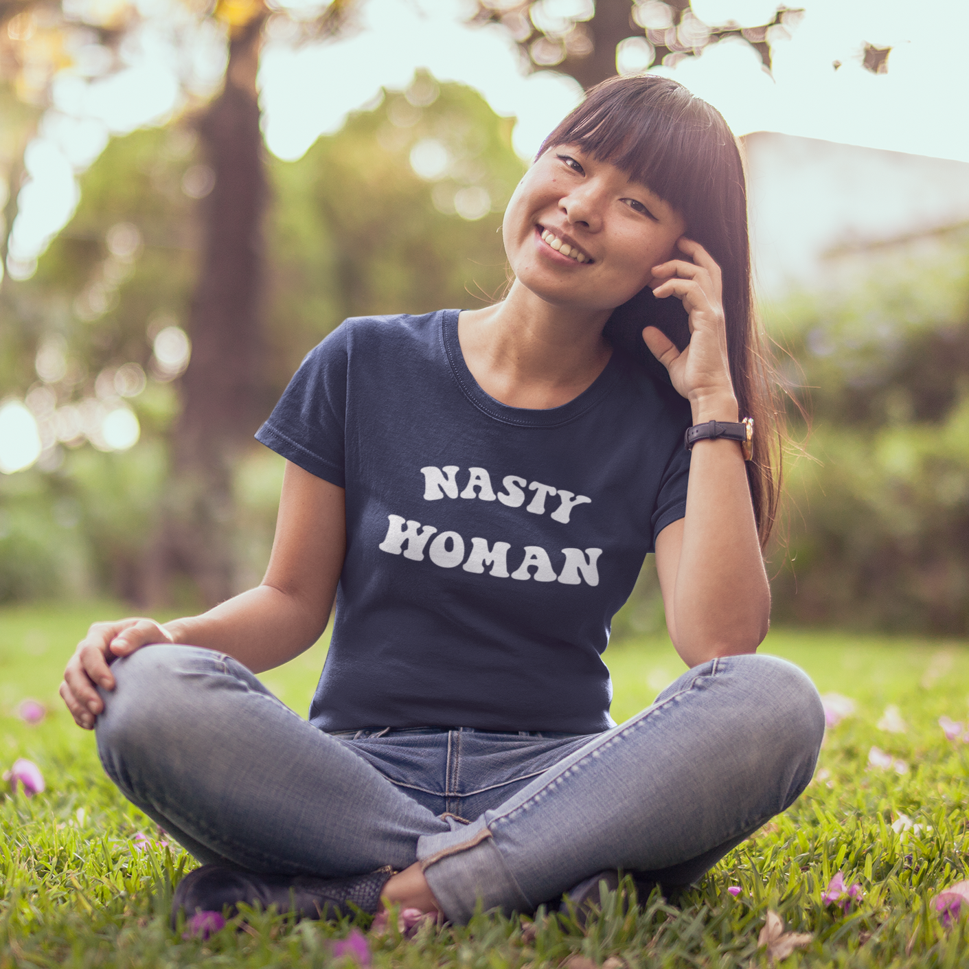 Nasty Woman Fitted Tee