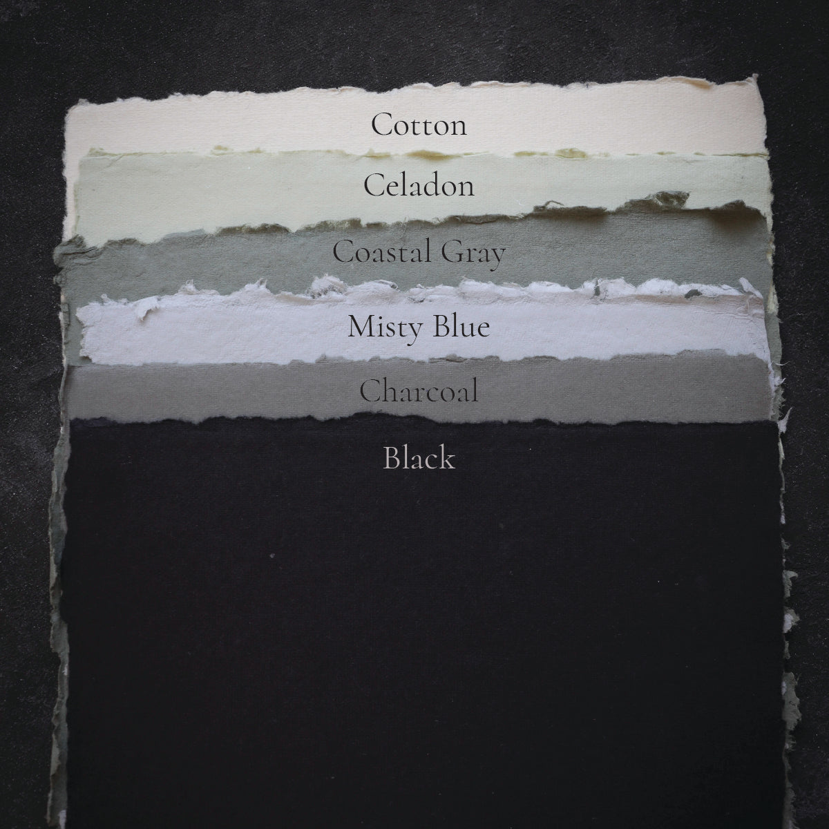 COLORS / HANDMADE  PAPER / 8.5 x 11