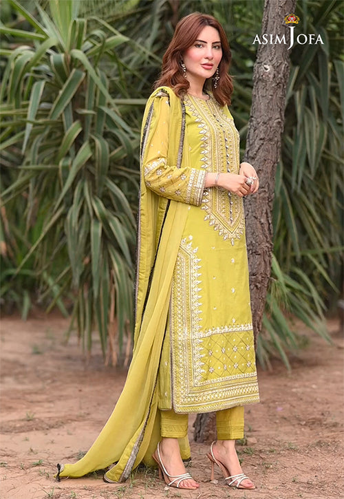 AJSM-41 EMBROIDERED PAPER COTTON 3 PCS