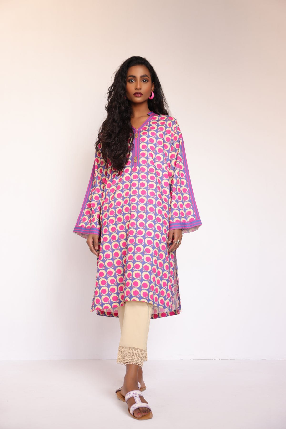 Printed Cambric Kurti