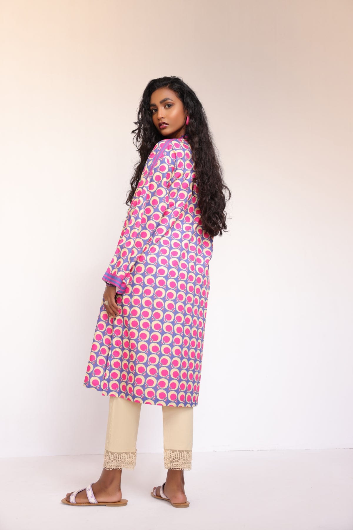 Printed Cambric Kurti