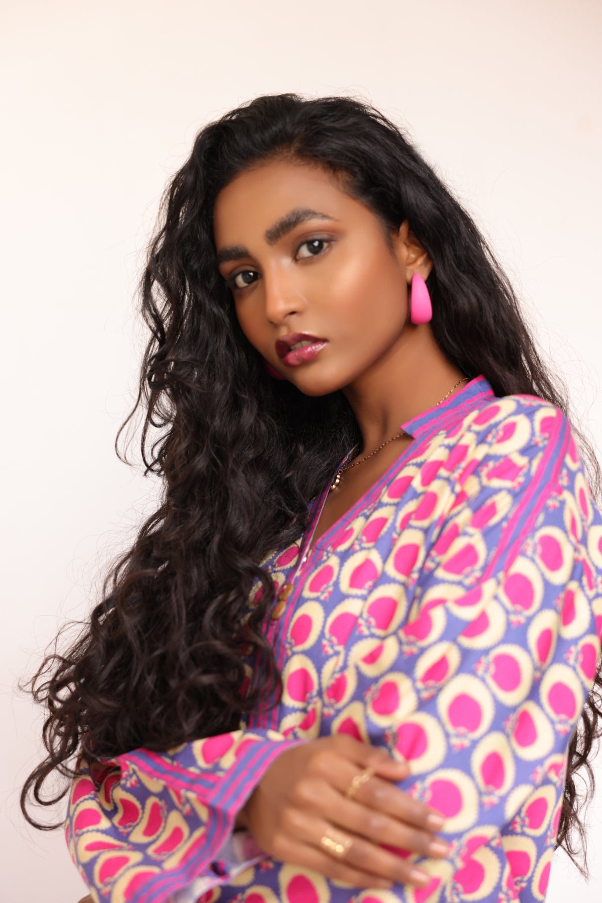 Printed Cambric Kurti