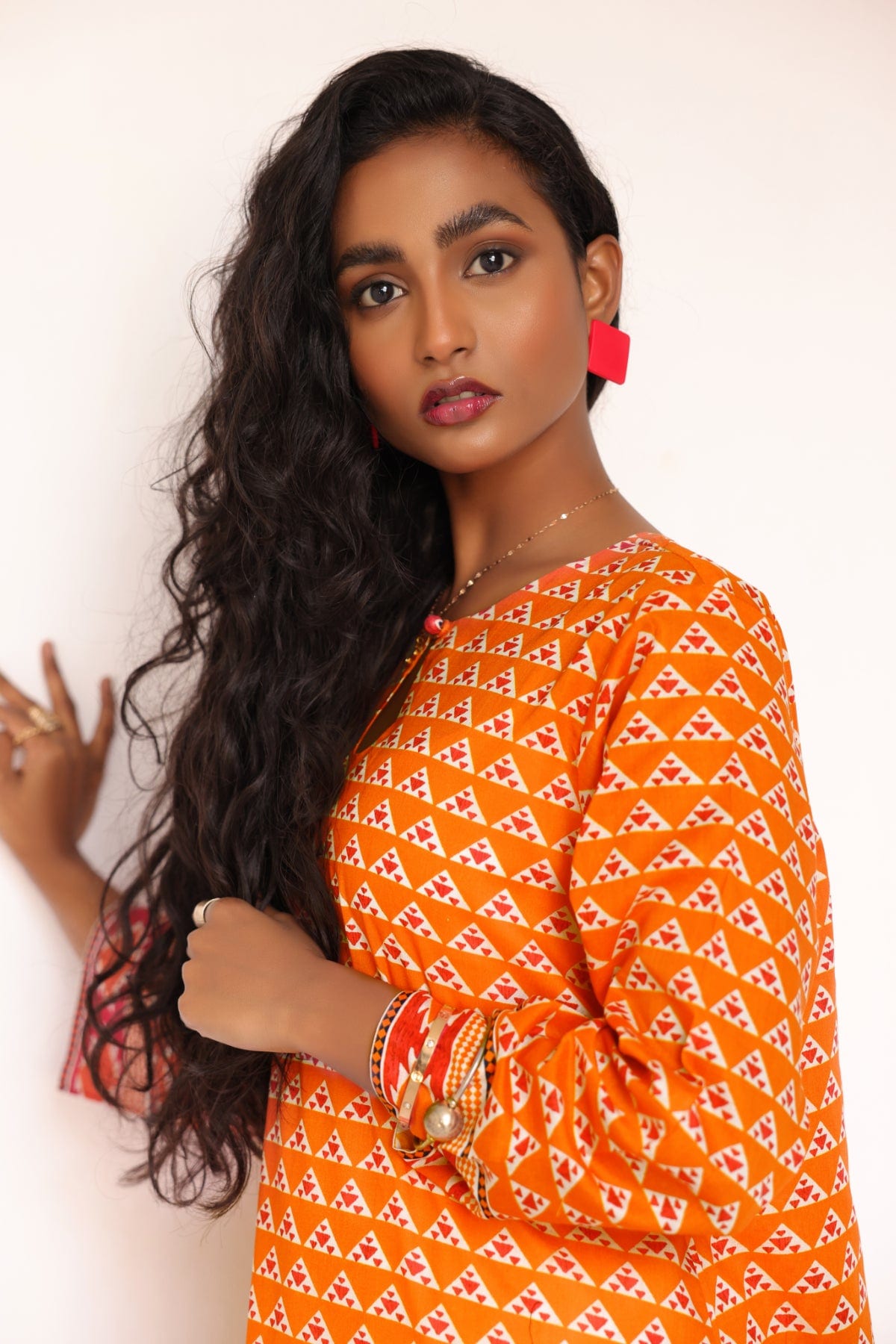 Printed Cambric Kurti