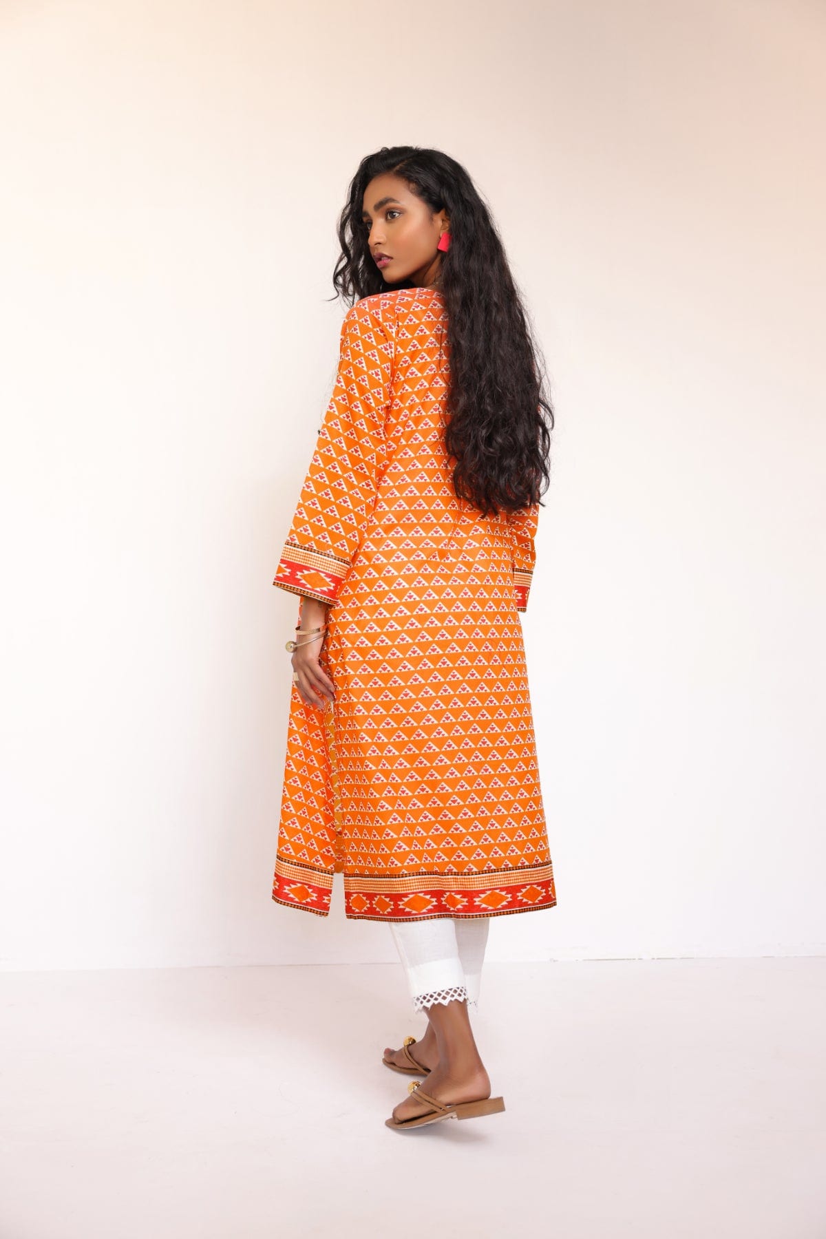 Printed Cambric Kurti