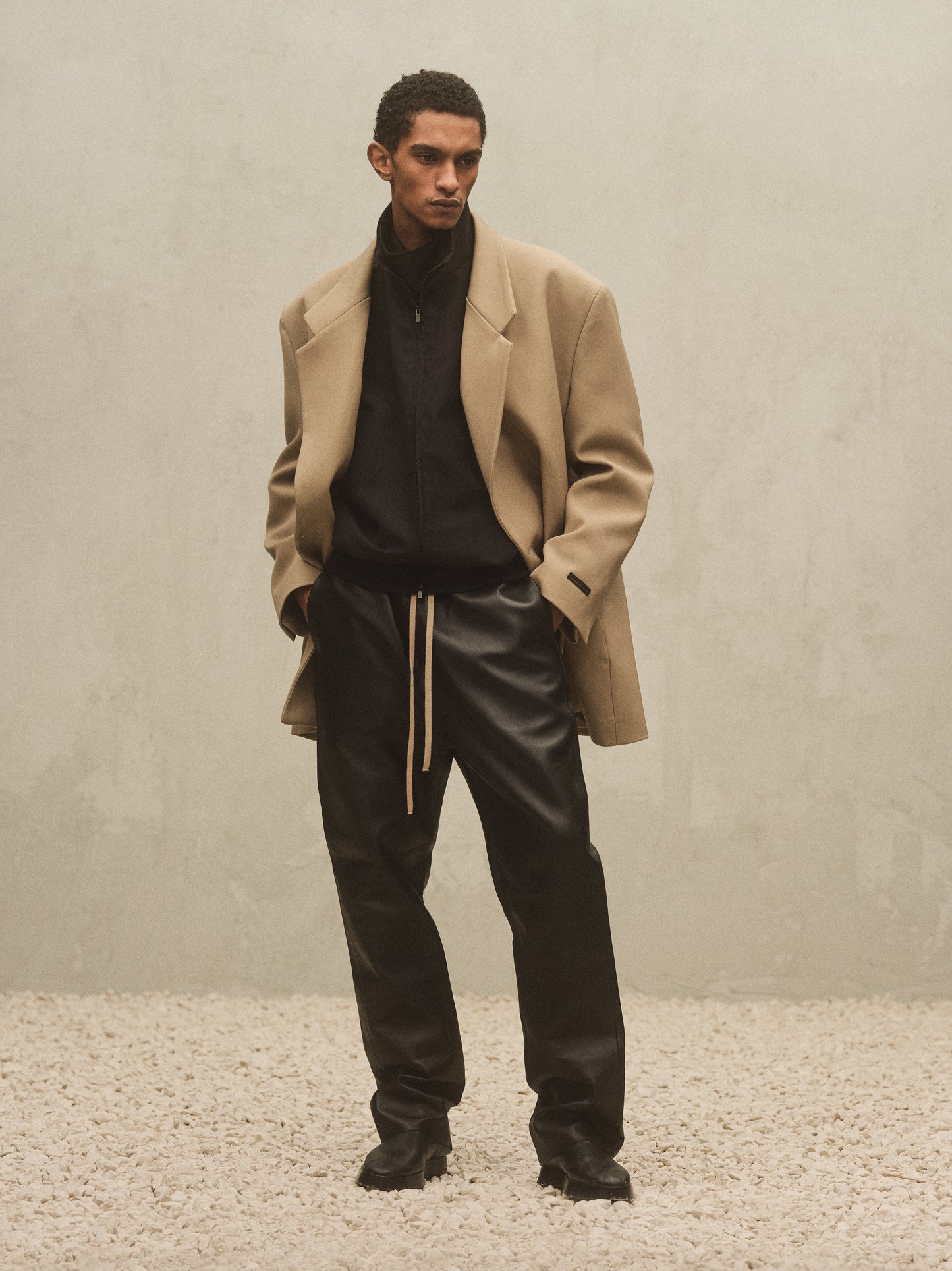Nubuck Leather Forum Pants