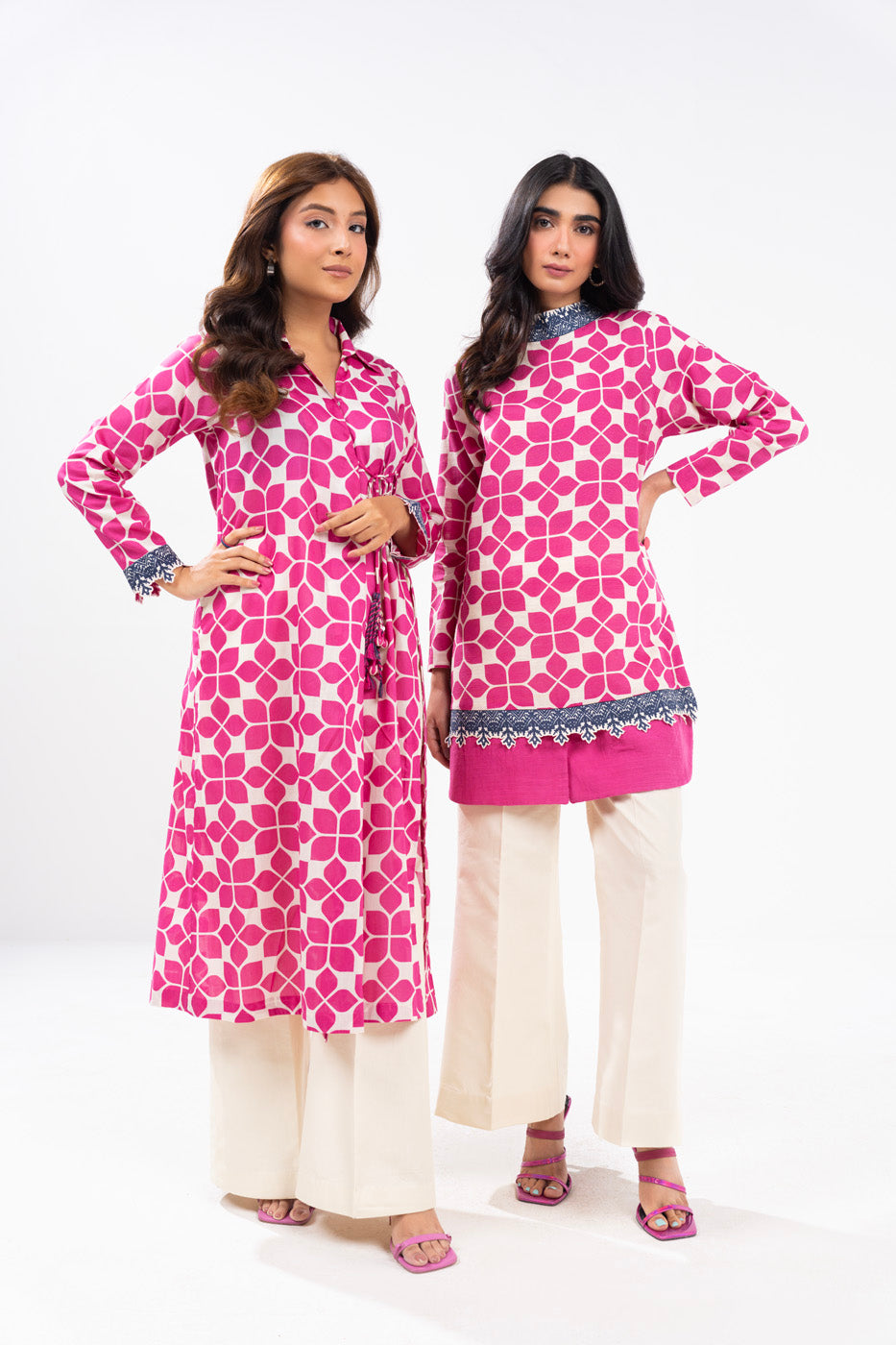 2 Piece Printed Khaddar Suit With Khaddar Trouser