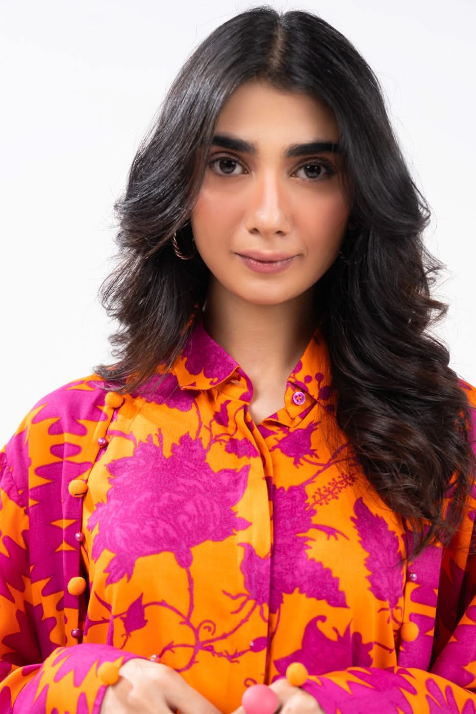 3 Piece Printed Viscose Suit With Viscose Dupatta