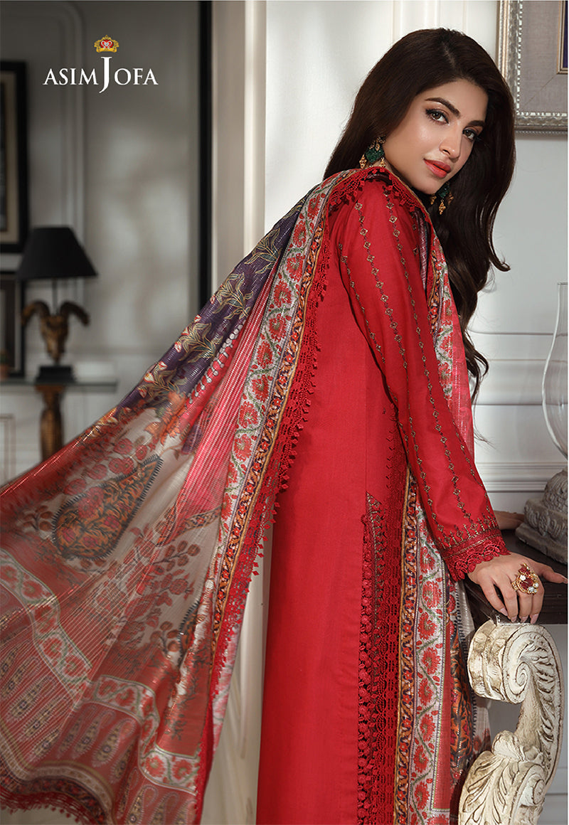 AJAI-15  EMBROIDERED CAMBRIC 3 PCS