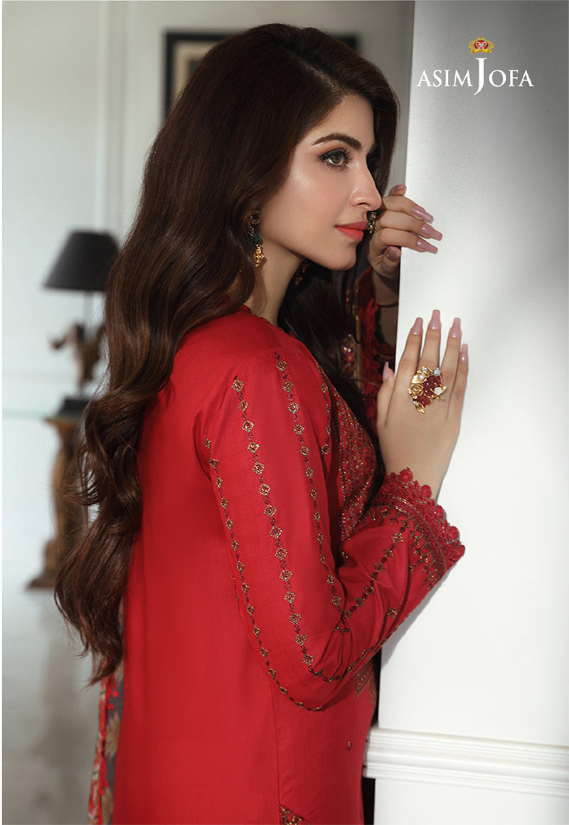 AJAI-15  EMBROIDERED CAMBRIC 3 PCS