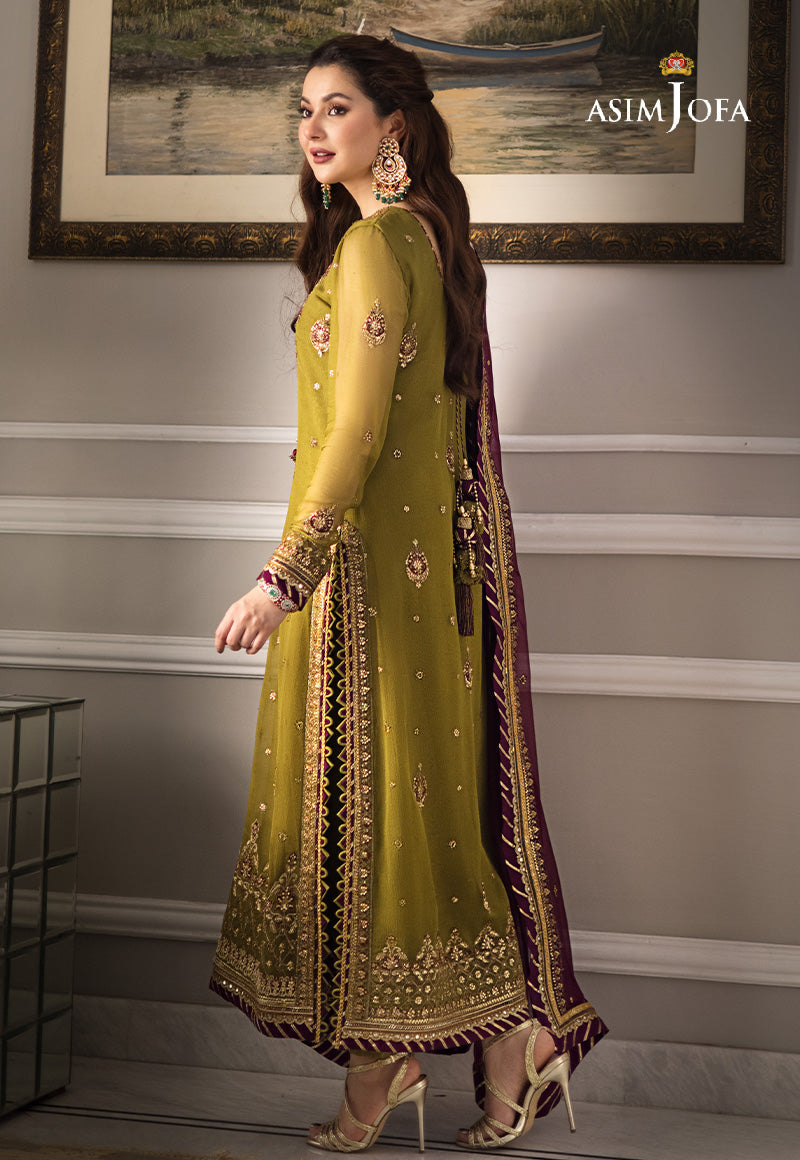 AJZS-06 EMBROIDERED CHIFFON 3 PCS