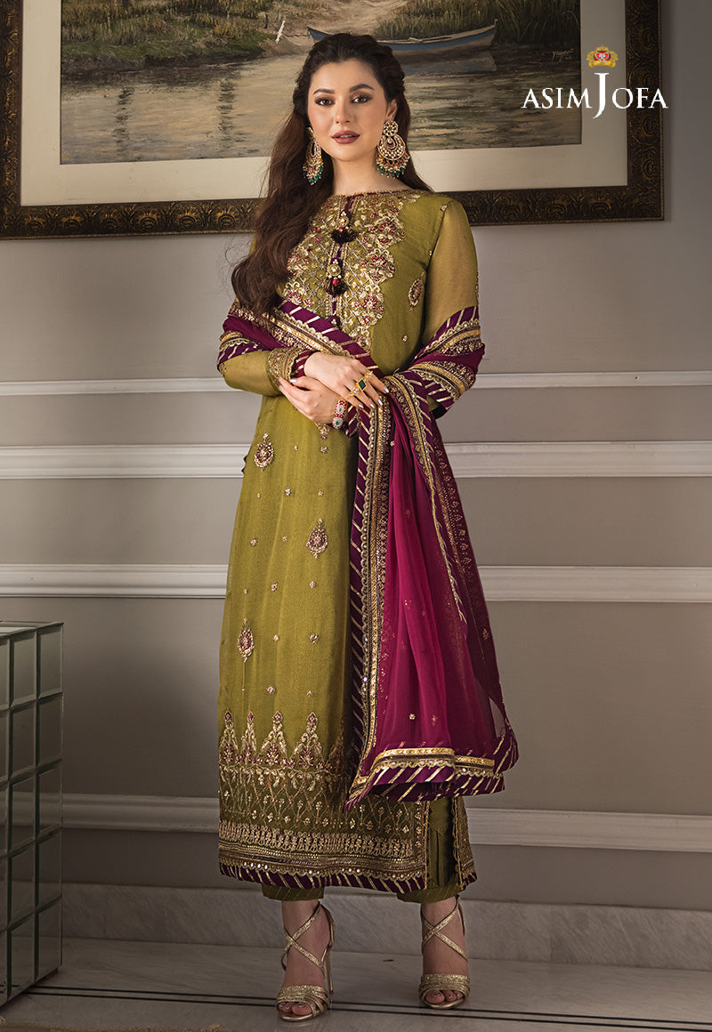 AJZS-06 EMBROIDERED CHIFFON 3 PCS