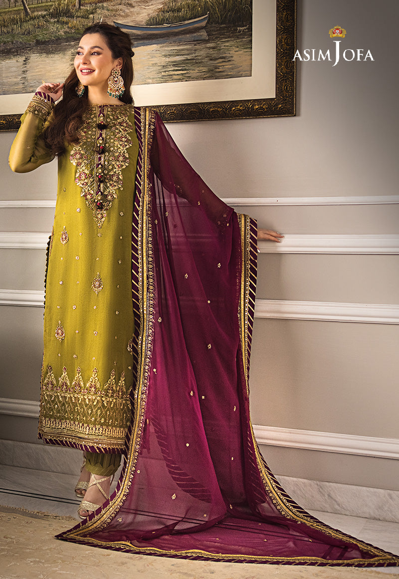 AJZS-06 EMBROIDERED CHIFFON 3 PCS