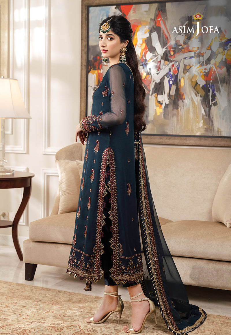 AJZS-03 EMBROIDERED CHIFFON 3 PCS