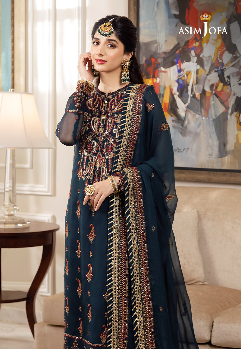 AJZS-03 EMBROIDERED CHIFFON 3 PCS