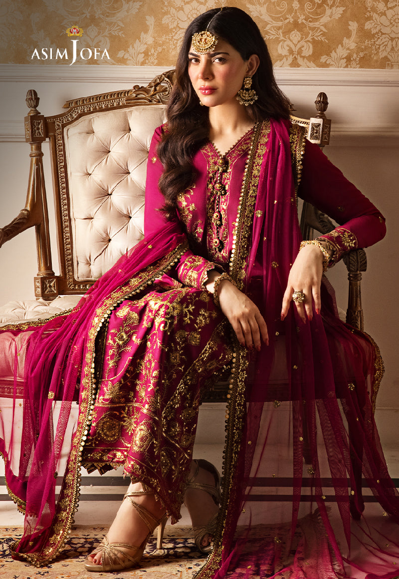 AJZS-24 EMBROIDERED LAWN SILK 3 PCS