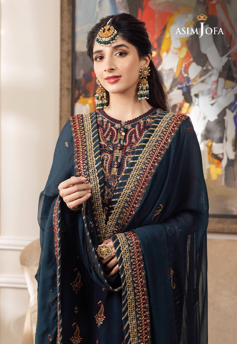 AJZS-03 EMBROIDERED CHIFFON 3 PCS