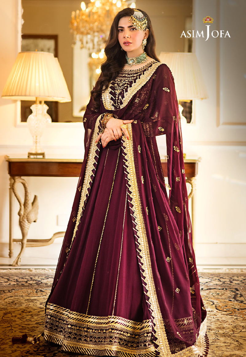 AJZS-05 EMBROIDERED CHIFFON 2 PCS