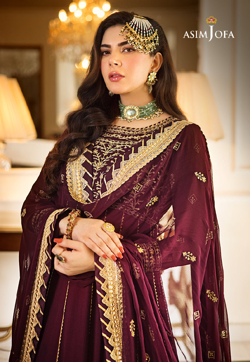 AJZS-05 EMBROIDERED CHIFFON 2 PCS