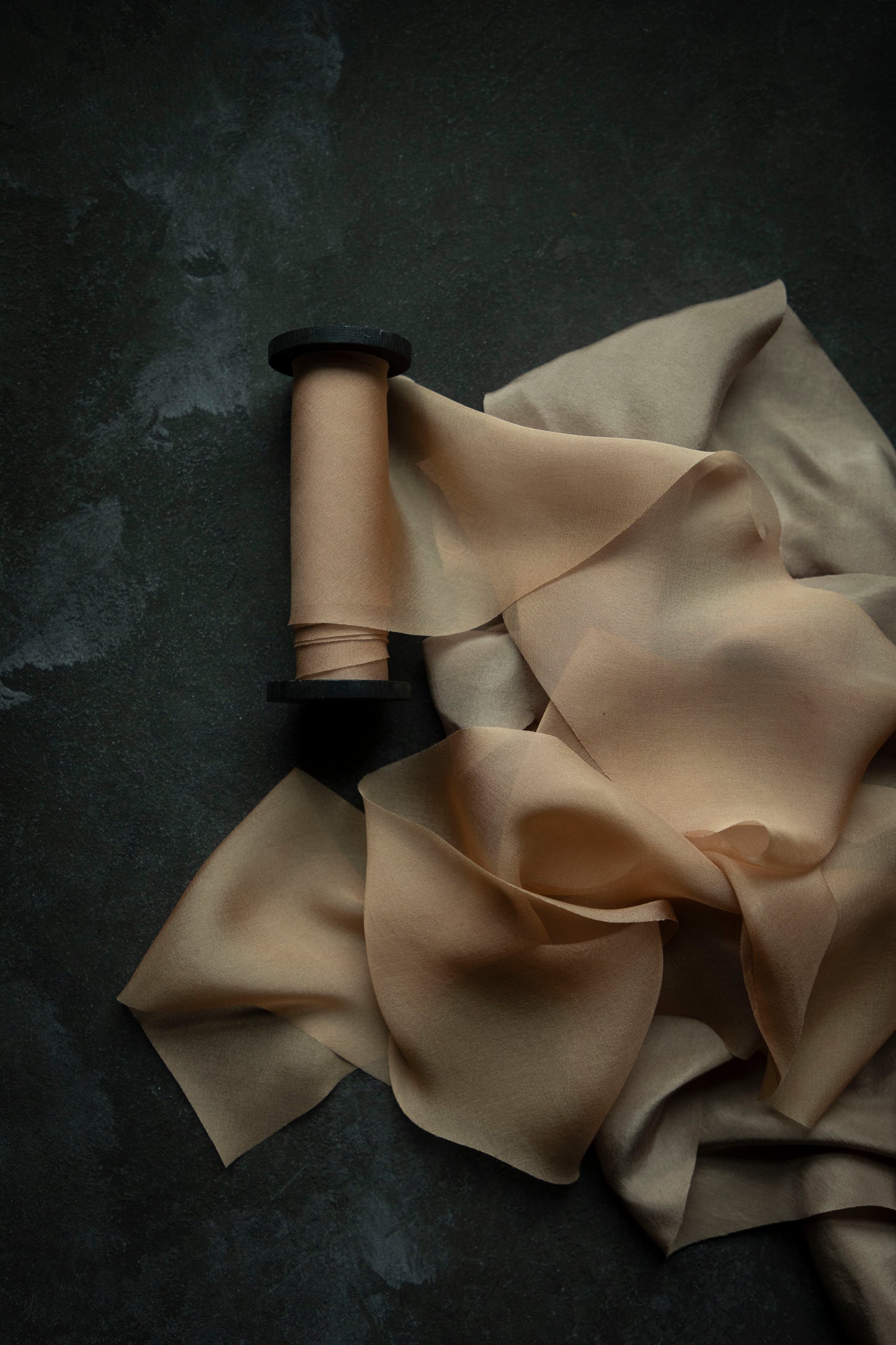 Peach Fuzz {Sheer} Silk Ribbon
