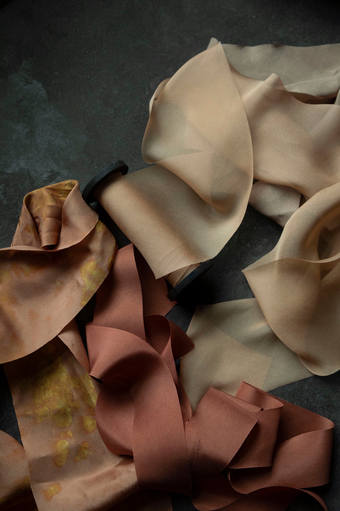 Peach Fuzz {Sheer} Silk Ribbon