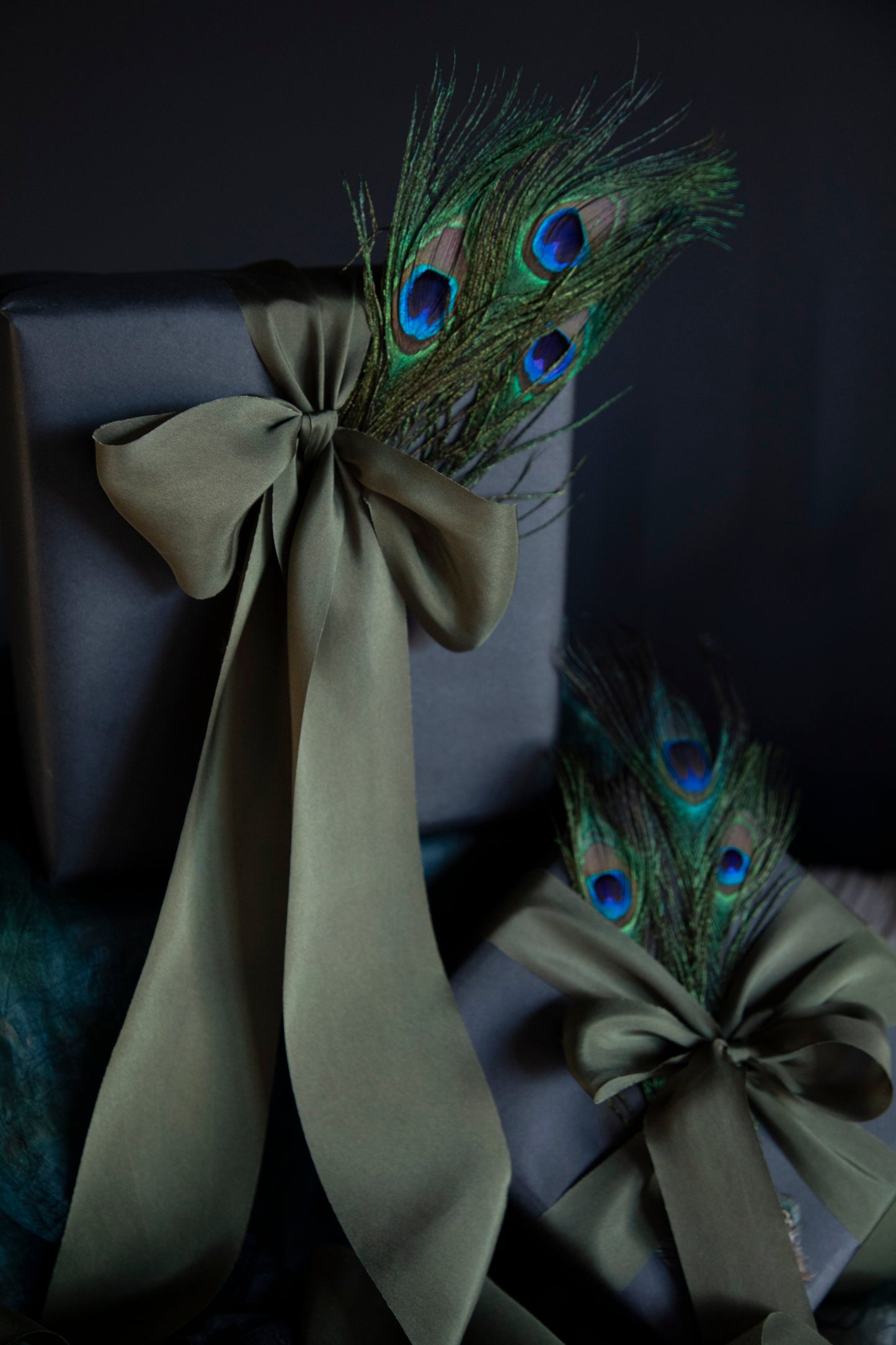 Peacock Green- LIMITED EDITION Silk Ribbon