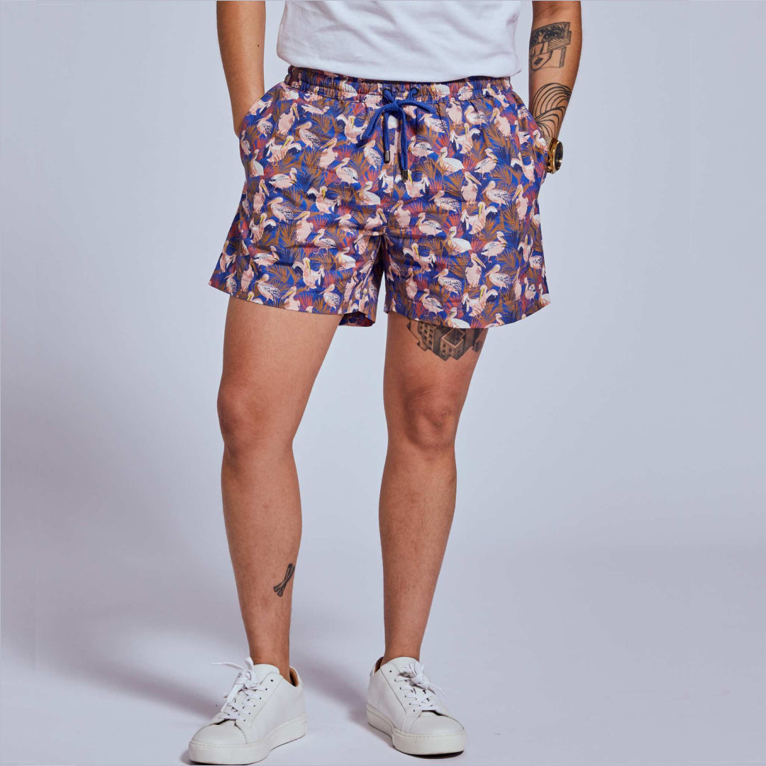 Pelican Print Cabana Set