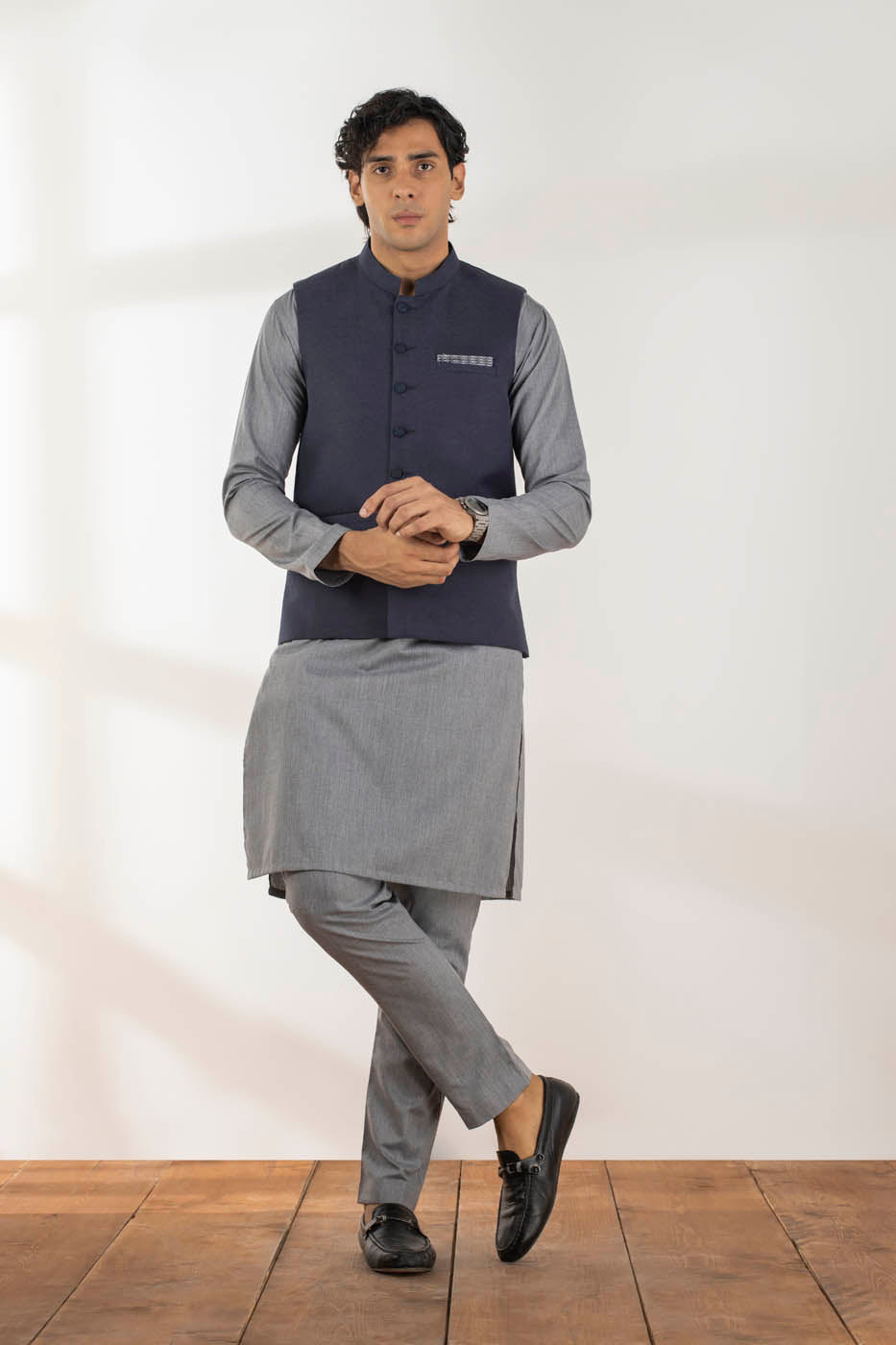 Dyed Jacquard Waistcoat
