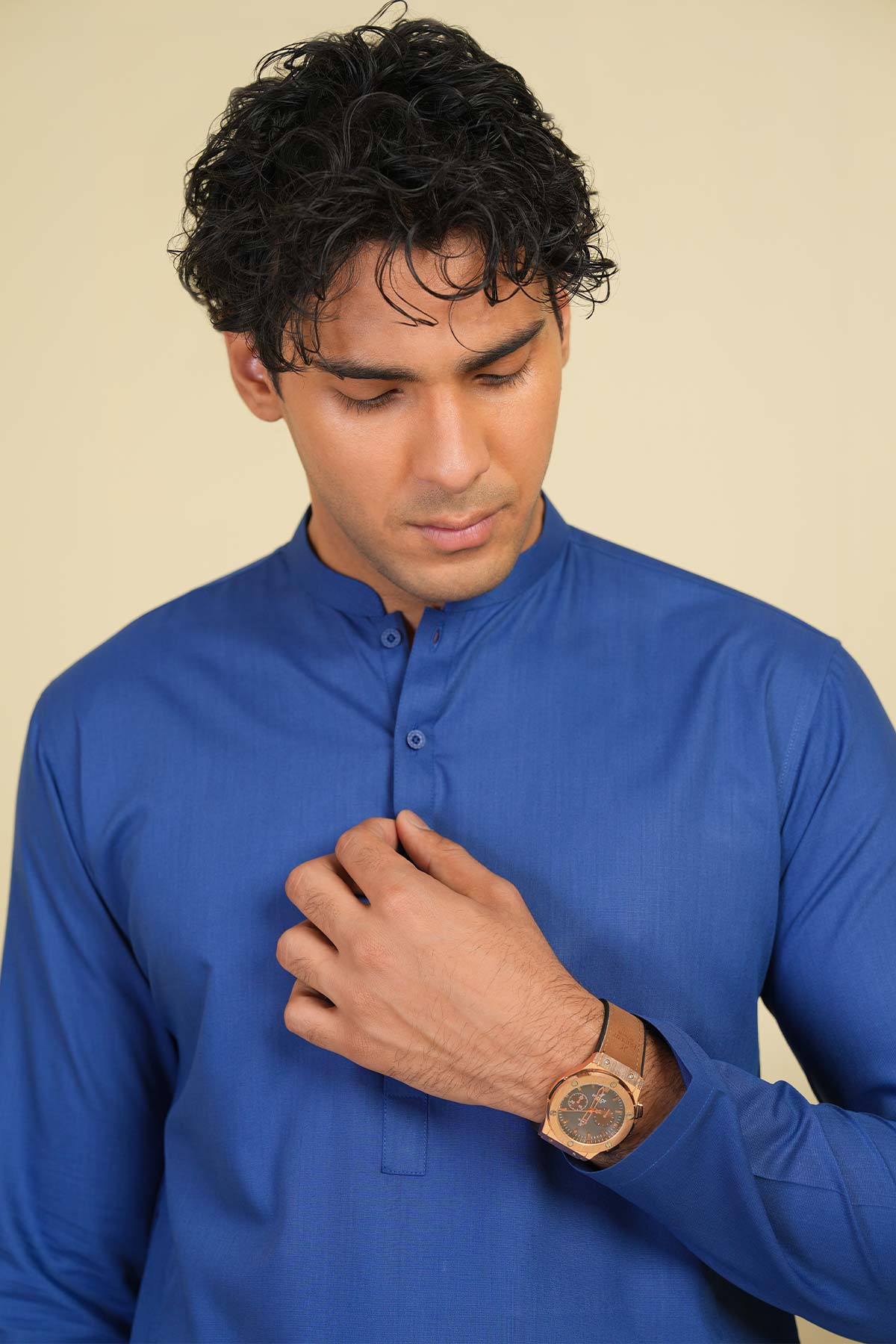 Dyed Blended kurta
