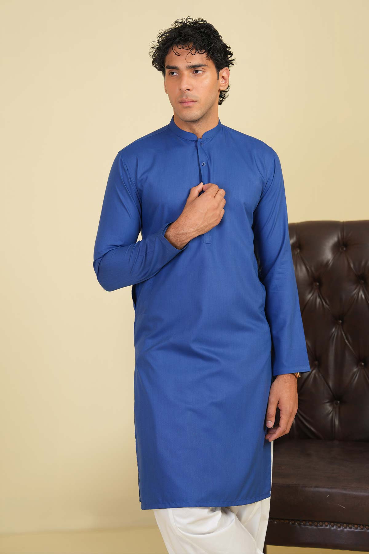 Dyed Blended kurta