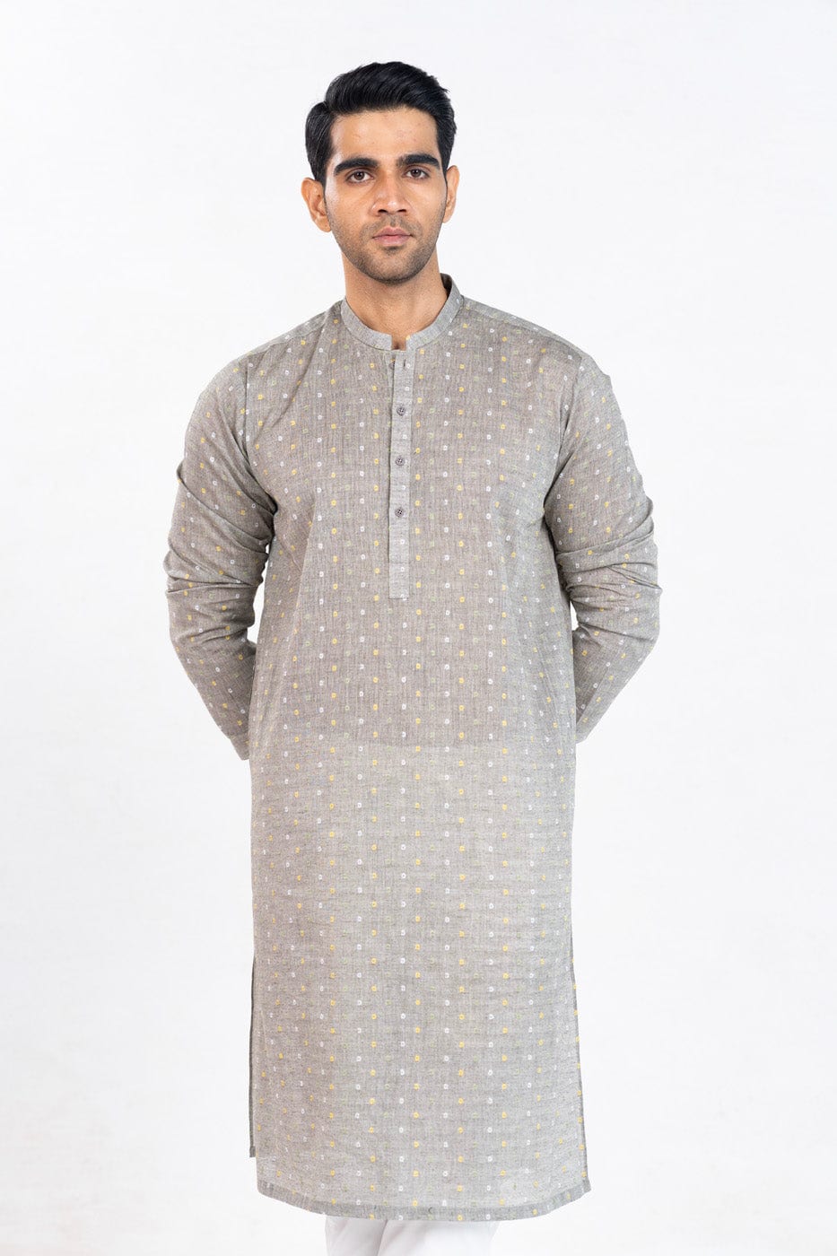 Dyed Blended Kurta
