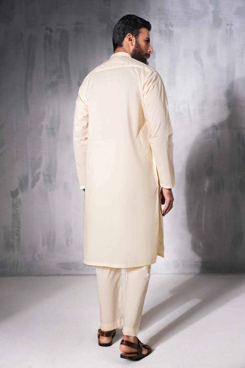 Regular Fit Embroidered Kurta Trouser