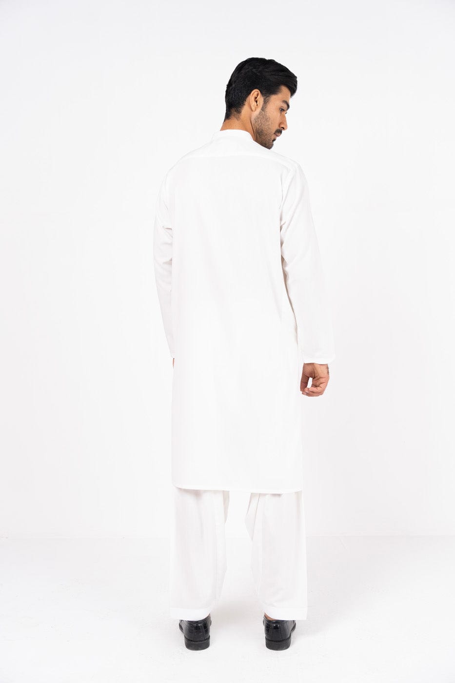 Dyed Embroidered Blended Shalwar Kameez