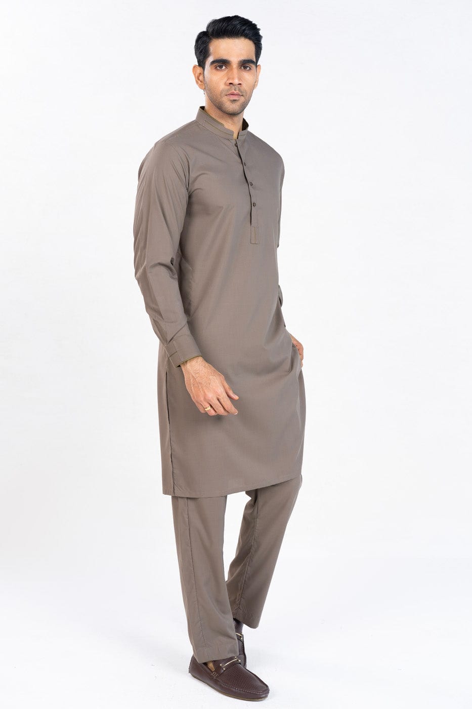 Dyed Blended Kameez Trouser