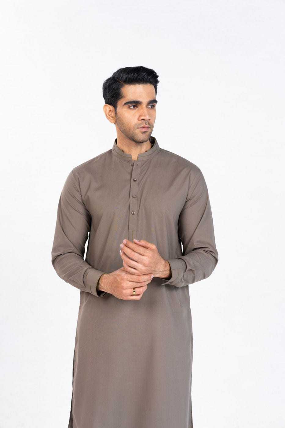 Dyed Blended Kameez Trouser