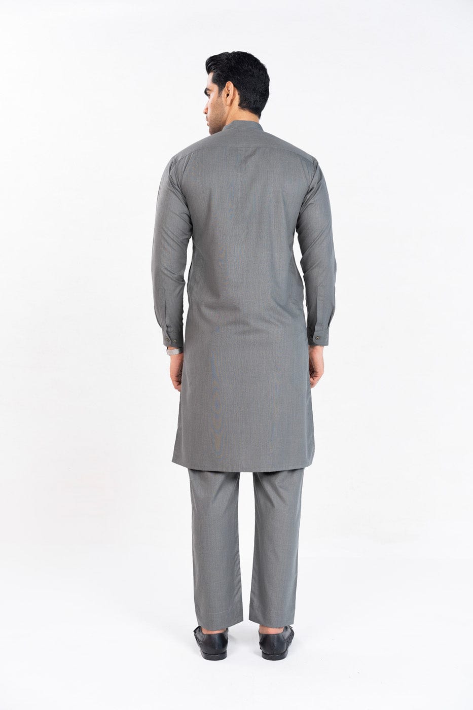 Dyed Blended Kurta Trouser