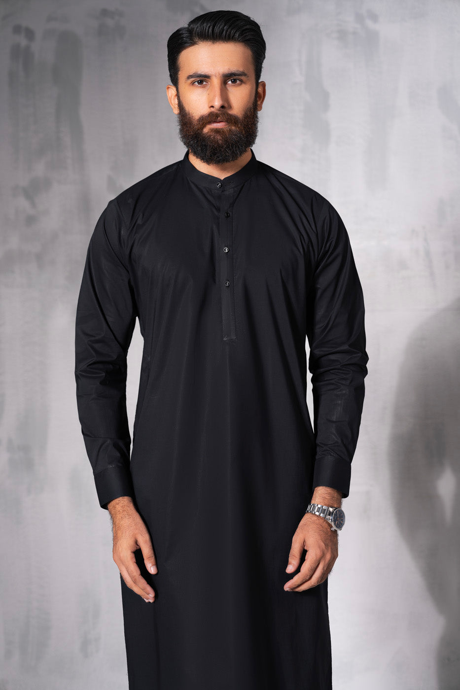 Dyed Cotton Kurta Trouser