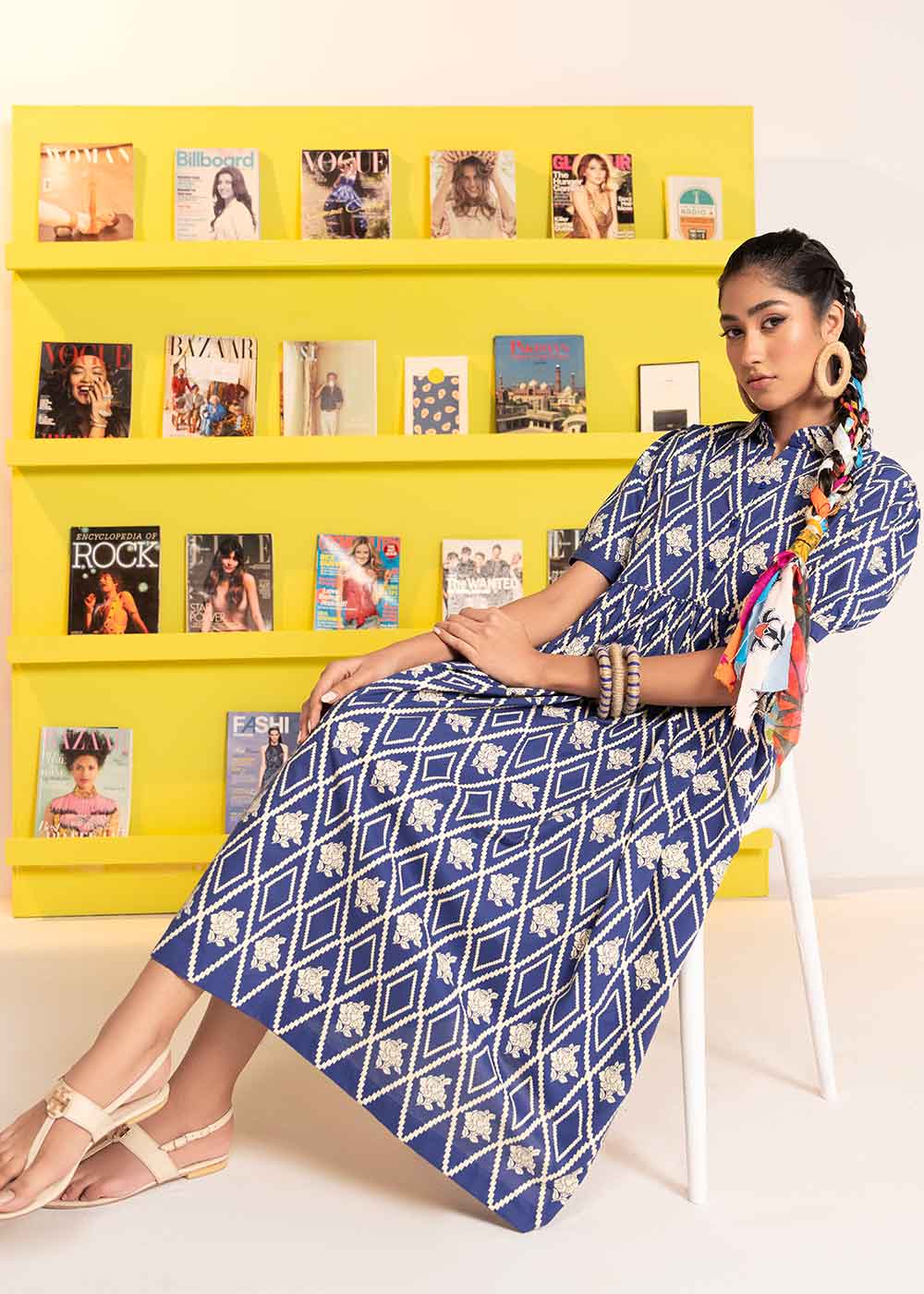 Stitched - Printed Cambric Kurti