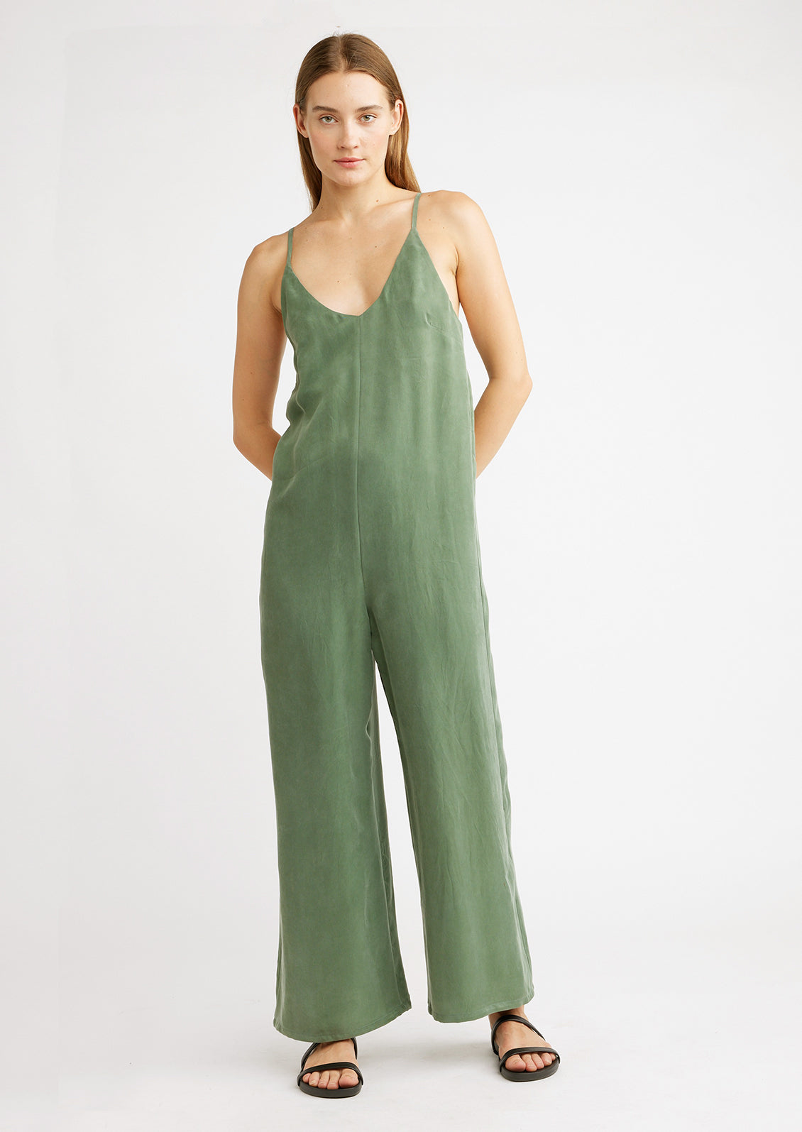 Clover Cupro Jumpsuit