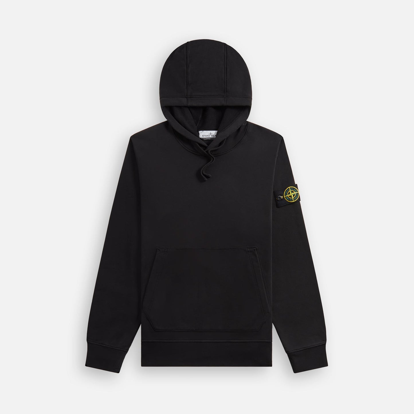 Stone Island Garment Dyed Hoodie - Black